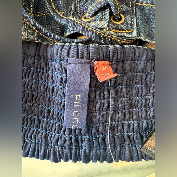 Pilcro Denim Tie Front Shirt / vest - Picture 12 of 15